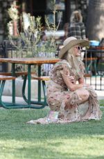 PARIS HILTON and Carter Reum at Malibu Country Mart 09/27/2020