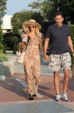 PARIS HILTON and Carter Reum at Malibu Country Mart 09/27/2020