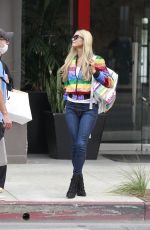 PARIS HILTON Out Shopping in Beverly Hills 09/12/2020