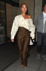 PERRIE EDWARDS and LEOGH-ANNE PINNOCK Leaves The One Show in London 09/17/2020