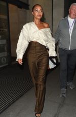 PERRIE EDWARDS and LEOGH-ANNE PINNOCK Leaves The One Show in London 09/17/2020