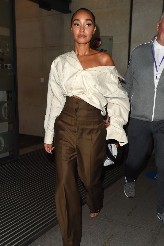 PERRIE EDWARDS and LEOGH-ANNE PINNOCK Leaves The One Show in London 09/17/2020