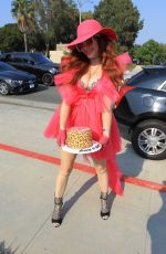 PHOEBE PRICE All in Pink Out in Los Angeles 09/26/2020