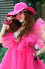 PHOEBE PRICE All in Pink Out in Los Angeles 09/26/2020