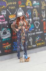 PHOEBE PRICE on Colorful Louis Vuitton Out in Los Angeles 09/15/2020