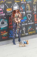 PHOEBE PRICE on Colorful Louis Vuitton Out in Los Angeles 09/15/2020