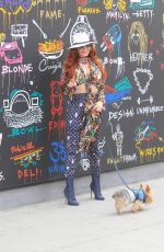 PHOEBE PRICE on Colorful Louis Vuitton Out in Los Angeles 09/15/2020