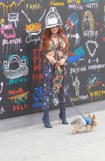 PHOEBE PRICE on Colorful Louis Vuitton Out in Los Angeles 09/15/2020