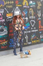 PHOEBE PRICE on Colorful Louis Vuitton Out in Los Angeles 09/15/2020