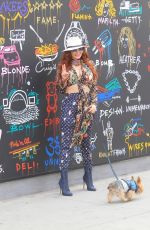 PHOEBE PRICE on Colorful Louis Vuitton Out in Los Angeles 09/15/2020