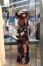 PHOEBE PRICE Out Shopping on Melrose in Los Angeles 09/12/2020