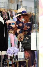 PHOEBE PRICE Out Shopping on Melrose in Los Angeles 09/12/2020
