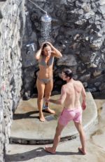 PIPPA MIDDLETON in Bikini at a Beach in Positano 09/02/2020