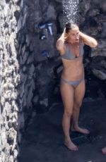 PIPPA MIDDLETON in Bikini at a Beach in Positano 09/02/2020