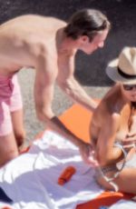 PIPPA MIDDLETON in Bikini at a Beach in Positano 09/02/2020