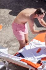 PIPPA MIDDLETON in Bikini at a Beach in Positano 09/02/2020