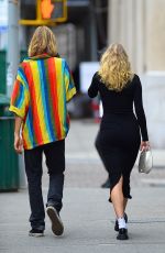 Pregnant ELSA HOSK and Tom Daly Out for Coffee in New York 09/29/2020