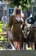 Pregnant EMMA ROBERTS at Starbucks in Los Feliz 09/19/2020