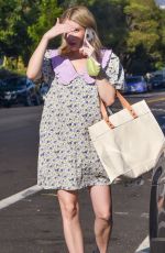 Pregnant EMMA ROBERTS Out and About in Los Angeles 09/29/2020