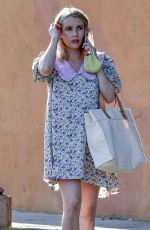 Pregnant EMMA ROBERTS Out and About in Los Angeles 09/29/2020