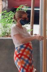 Pregnant EMMA ROBERTS Out and About in Los Feliz 09/08/2020