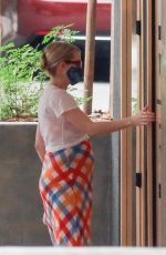 Pregnant EMMA ROBERTS Out and About in Los Feliz 09/08/2020