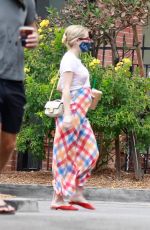 Pregnant EMMA ROBERTS Out and About in Los Feliz 09/08/2020