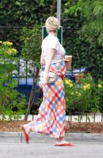Pregnant EMMA ROBERTS Out and About in Los Feliz 09/08/2020