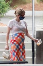 Pregnant EMMA ROBERTS Out and About in Los Feliz 09/08/2020