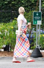 Pregnant EMMA ROBERTS Out and About in Los Feliz 09/08/2020