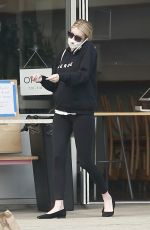 Pregnant EMMA ROBERTS Out for Coffee in Los Feliz 09/09/2020