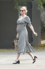 Pregnant EMMA ROBERTS Out for Coffee in Los Feliz 09/15/2020