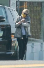 Pregnant EMMA ROBERTS Out for Coffee in Los Feliz 09/29/2020
