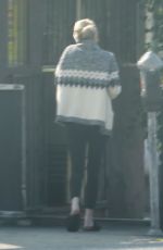 Pregnant EMMA ROBERTS Out for Coffee in Los Feliz 09/29/2020