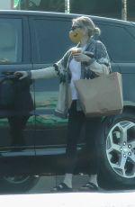 Pregnant EMMA ROBERTS Out for Coffee in Los Feliz 09/29/2020