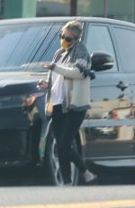 Pregnant EMMA ROBERTS Out for Coffee in Los Feliz 09/29/2020