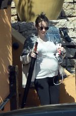 Pregnant EMMA ROBERTS Out in Los Angeles 09/28/2020