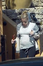 Pregnant EMMA ROBERTS Out in Los Angeles 09/28/2020