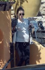 Pregnant EMMA ROBERTS Out in Los Angeles 09/28/2020