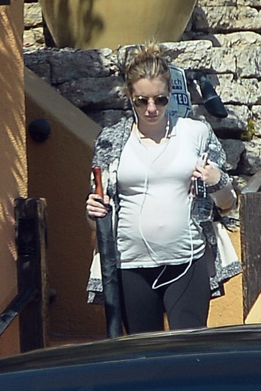 Pregnant EMMA ROBERTS Out in Los Angeles 09/28/2020