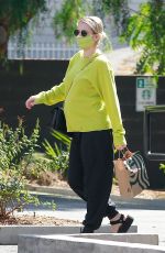 Pregnant EMMA ROBERTS Out in Los Feliz 09/24/2020