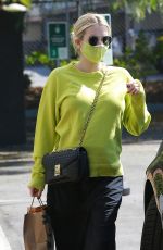 Pregnant EMMA ROBERTS Out in Los Feliz 09/24/2020