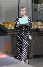 Pregnant EMMA ROBERTS Out Shopping in Los Angeles 09/08/2020