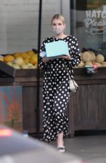 Pregnant EMMA ROBERTS Out Shopping in Los Angeles 09/08/2020