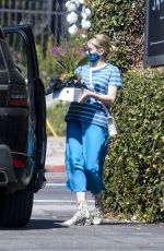 Pregnant EMMA ROBERTS Out Shopping in Los Feliz 09/25/2020