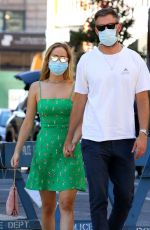 Pregnant JENNIFER LAWRENCE and Cooke Maroney Out and About in New York 9/05/2020