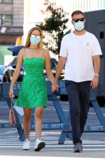 Pregnant JENNIFER LAWRENCE and Cooke Maroney Out and About in New York 9/05/2020