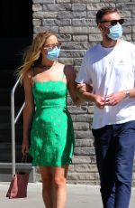 Pregnant JENNIFER LAWRENCE and Cooke Maroney Out and About in New York 9/05/2020