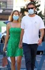 Pregnant JENNIFER LAWRENCE and Cooke Maroney Out and About in New York 9/05/2020