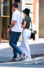 Pregnant JENNIFER LAWRENCE and Cooke Maroney Out in New York 09/04/2020